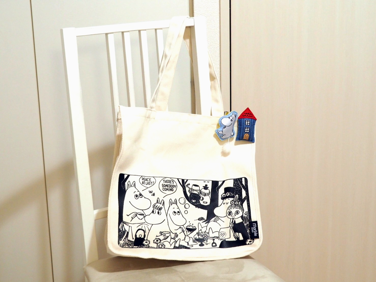 marbleSUD×MOOMIN トートバッグ ポーチ 2点セット