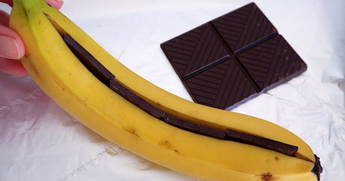 イギリス人に教わった最高に美味しい「焼きバナナチョコ」の作り方