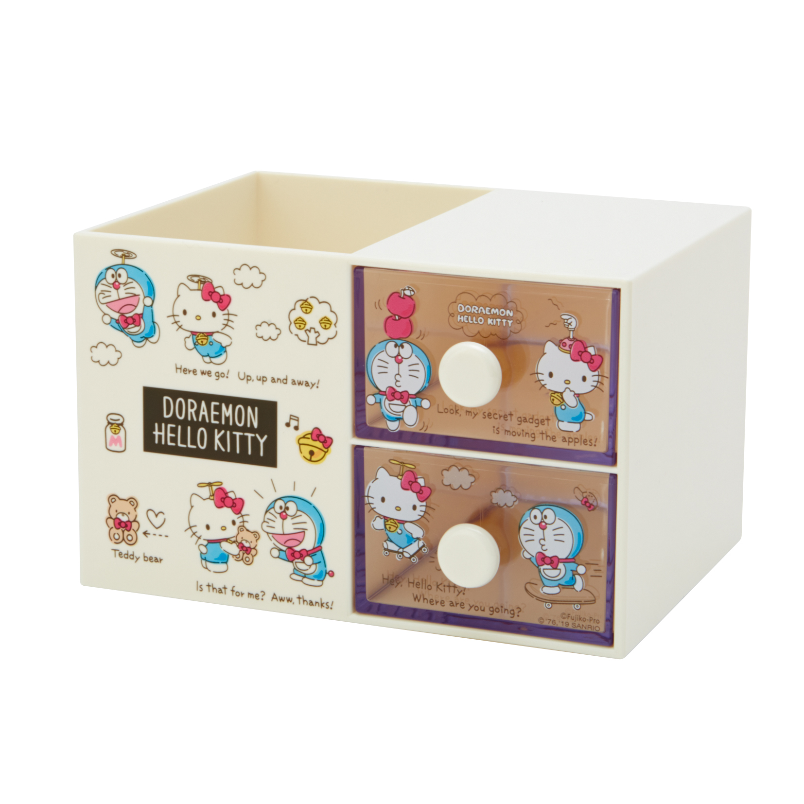 ドラえもんとハローキティが夢のコラボ！ ドラえもんがリボンを