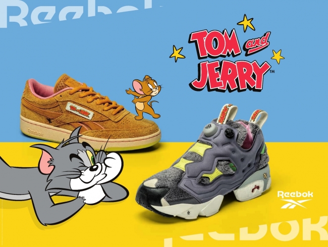 トムとジェリー」がリーボックのスニーカーに！ キャラクターやアニメ