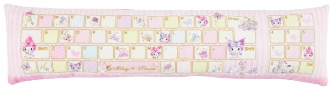 45周年のロゴ入り】マイメロディがPCクッションになったよ！ 抱っこ
