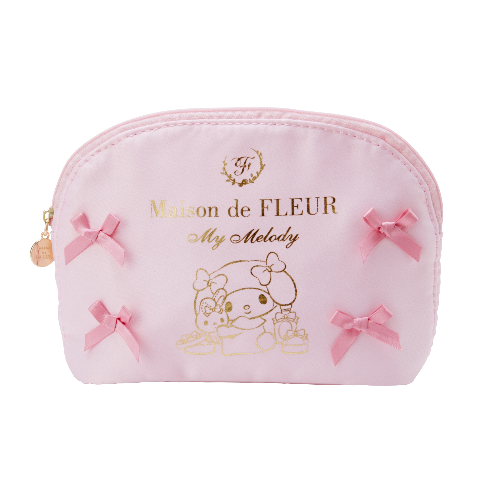 マイメロ シナモン クロミが大人かわいい雑貨になって登場 リボンやフリルがフェミニンかつ上品です Pouch ポーチ