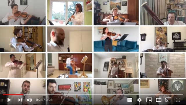 イスラエル・フィルハーモニー管弦楽団がリモート演奏動画を公開！ 各自の演奏が壮大な音楽に仕上がっています
