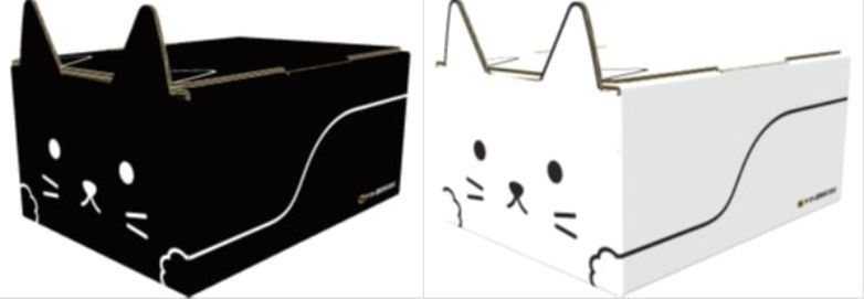 クロネコヤマトの「ネコ耳BOX」がかわいい～！ 黒ネコはもちろん白ネコ