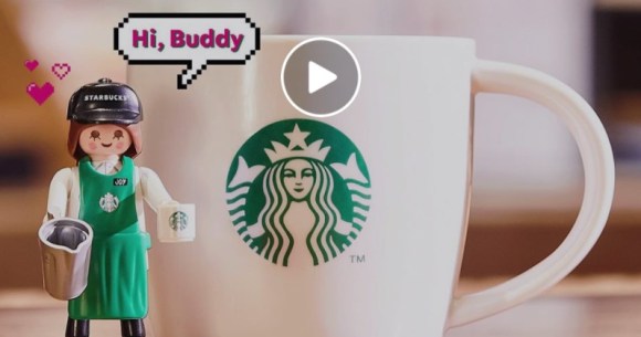 韓国スタバのプレイモービルコラボがかわいい！ スタバのスタッフ姿を 