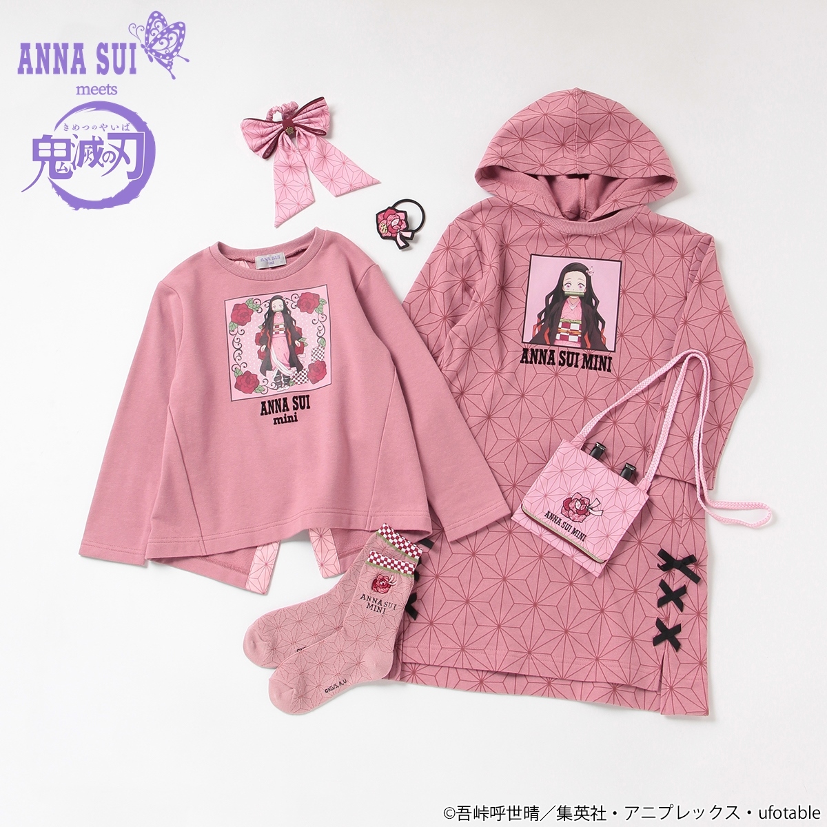 鬼滅の刃×ANNA SUI バッグ 胡蝶しのぶ/胡蝶姉妹-