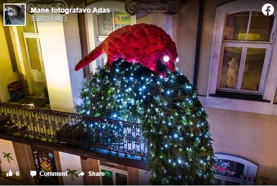 ベランダにモミの木の怪獣、窓にトナカイ…クリスマス気分を盛り上げる「バルコニー・イルミネーション」が素敵！