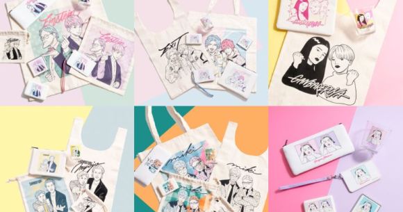 3coins Asoko のよしもと芸人コラボグッズがハイセンス ゆりやんやexitがおしゃれなデザインに Pouch ポーチ 3coins Asoko のよしもと芸人コラボグッズがハイセンス ゆりやんやexitがおしゃれなデザインに Pouch ポーチ