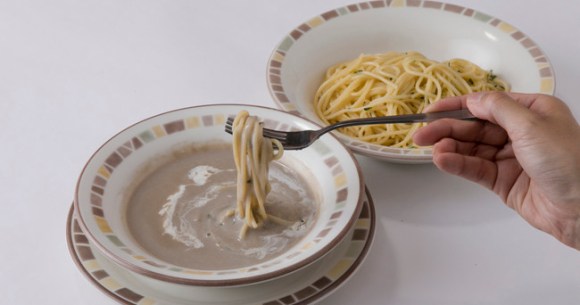 サイゼリヤ公認のチョイ足しアレンジが斬新で美味しそう スープ パスタで作る つけ麺 になるですと Pouch ポーチ