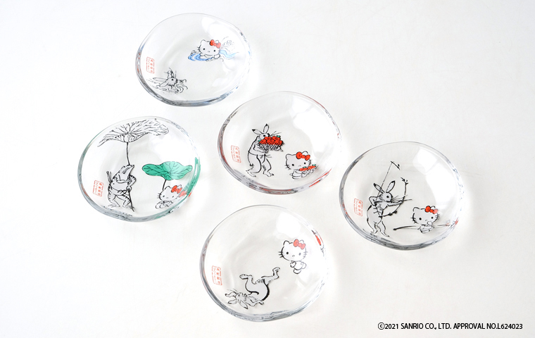 キティちゃん×鳥獣戯画のデザインが粋な可愛さ！ 京都の老舗「たち吉