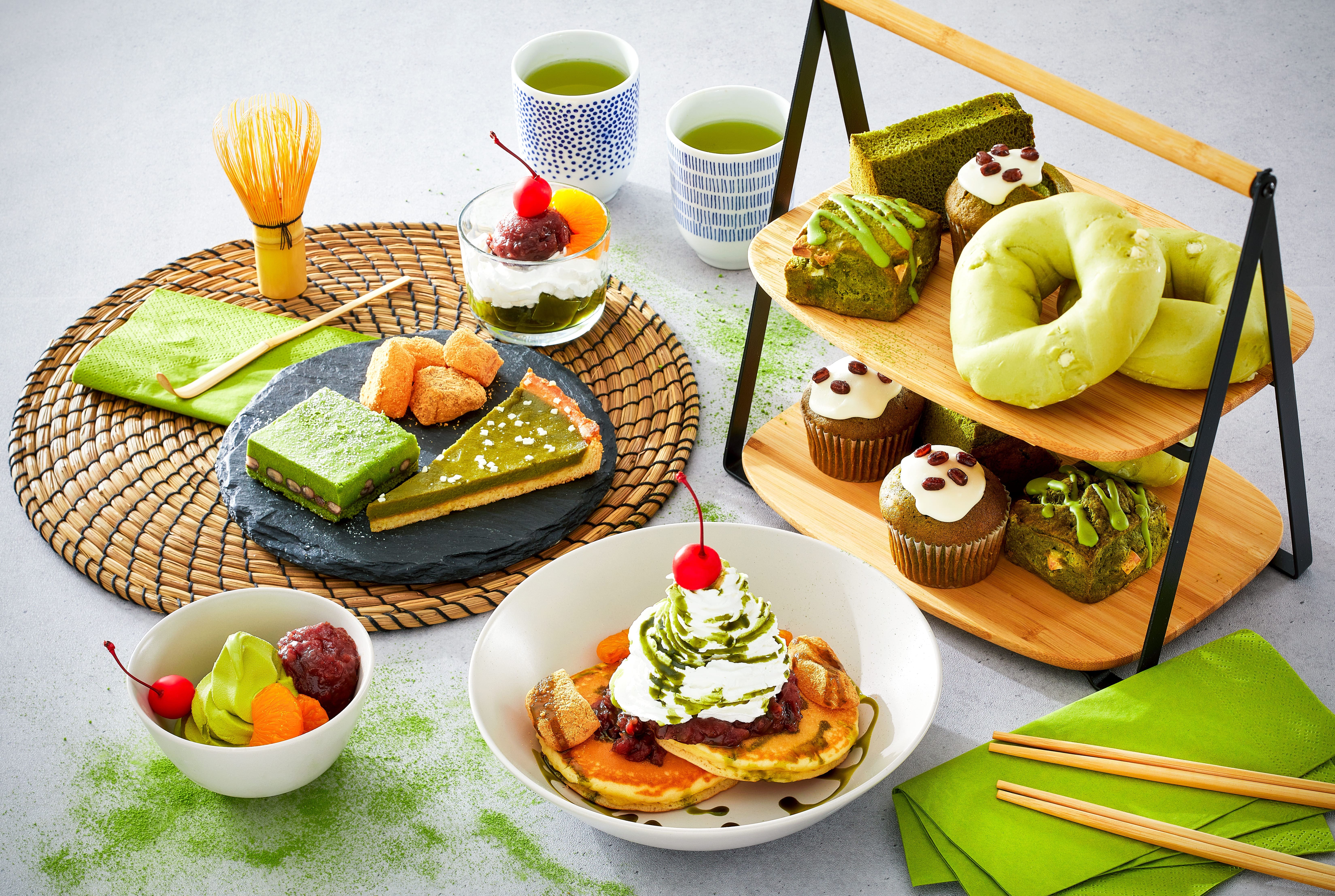 イケアであんみつやわらびもちが楽しめる！ 抹茶をたっぷり使った