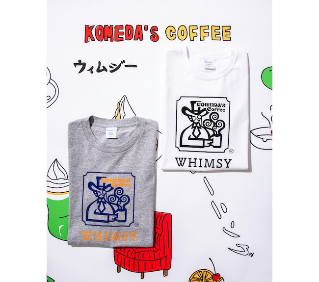 [新品未使用] WHIMSY × コメダ珈琲 クリームソーダ Tシャツ 黒