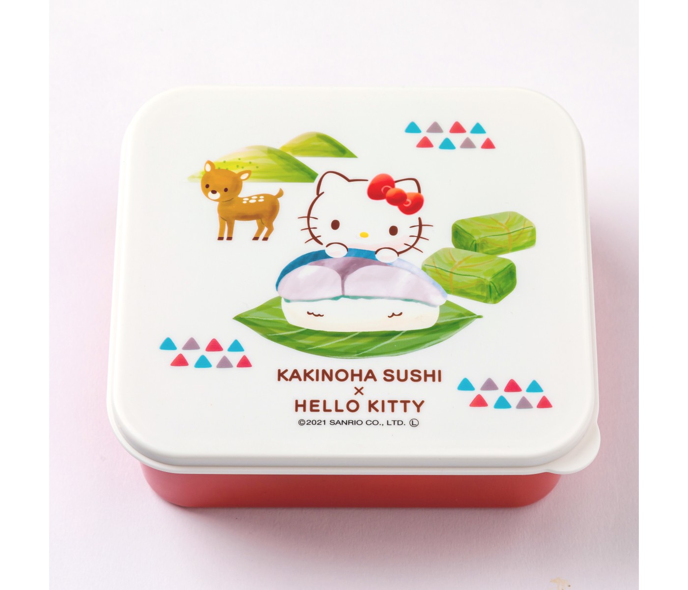 ハローキティが奈良の名産「柿の葉寿司」とコラボ！ レアデザインの