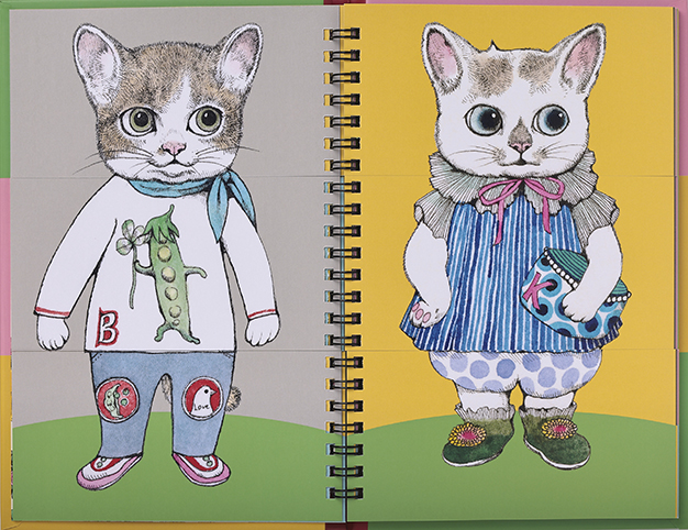 ヒグチユウコさんのイラストで着せ替えを楽しめる！ 仕かけ絵本