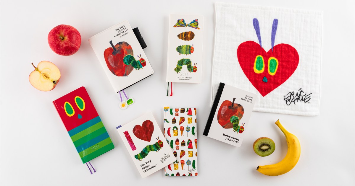 ロフト限定 22年版 ほぼ日手帳 はらぺこあおむし が初コラボ 絵本のような手帳がかわいい Pouch ポーチ