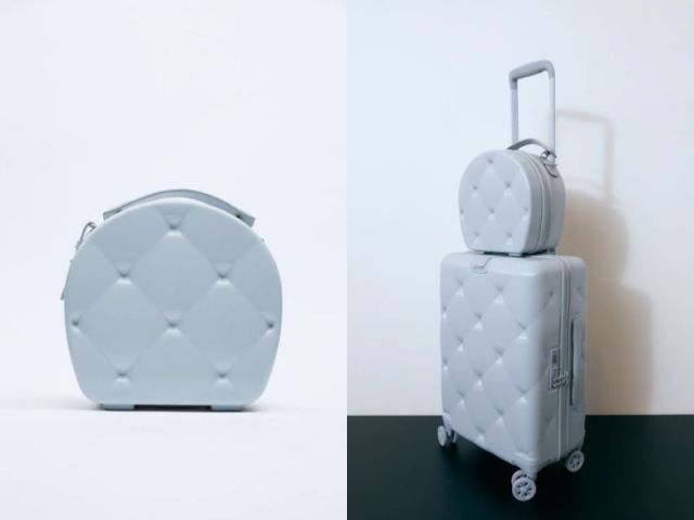 ZARAのスーツケースが上品だけどぽってり可愛い存在感！ ひとつ1万4990円とお値段もお手頃です