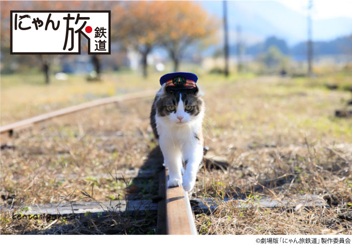 会津鉄道名物の ねこ駅長 がスクリーンデビュー 劇場版 にゃん旅鉄道 には猫好き声優が集結するらしい Pouch ポーチ