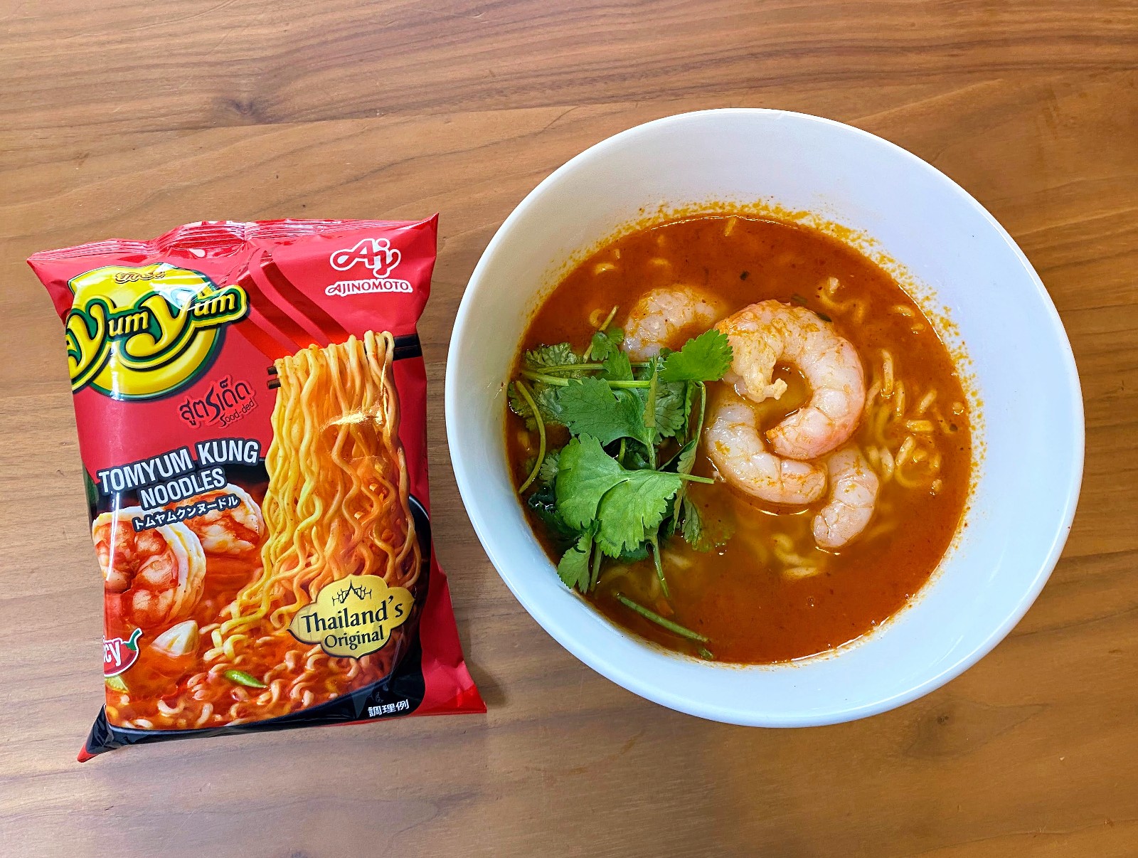 本場タイの味を即席麺で！ 味の素「Yum Yum」はトムヤムクンの辛さと