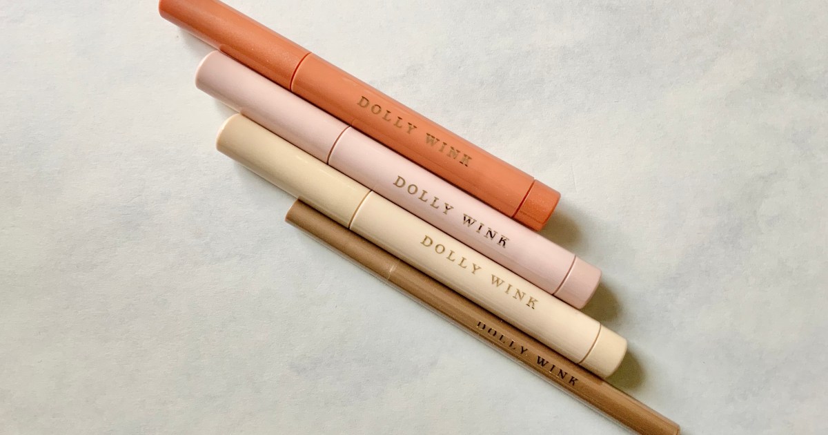 全色レビュー】涙袋メイクはDOLLY WINKのスティックラメシャドウで