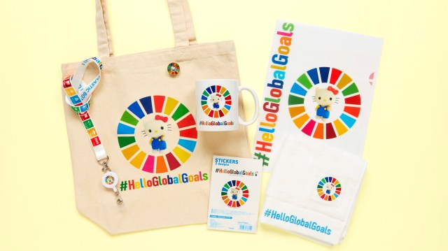 キティちゃんが国連とコラボ「SDGsグッズ」を開発！実はタッグを組んだのはこれが初めじゃないんですっ