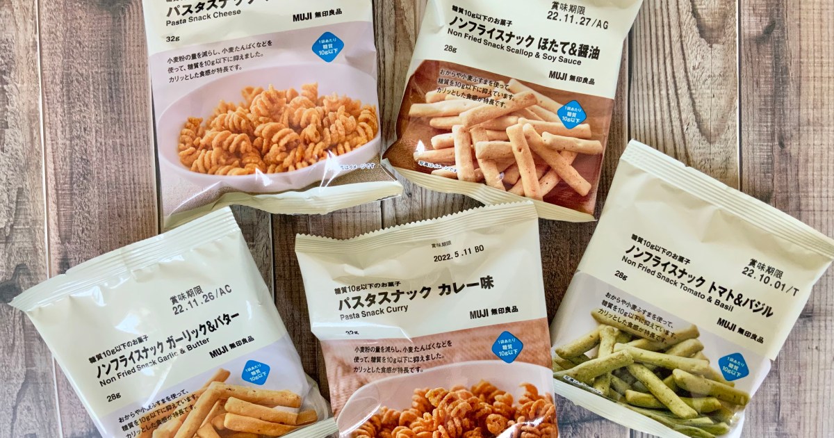 ダイエッターの味方！ 無印良品の「糖質10g以下のお菓子」を食べ比べし 