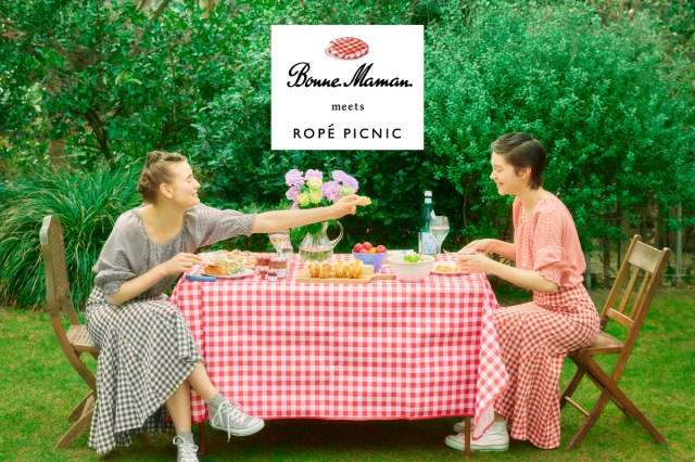 ロペピクニックがジャムの「ボンヌママン」とコラボ♪ フレンチライクなギンガムチェックが春夏にピッタリです♪