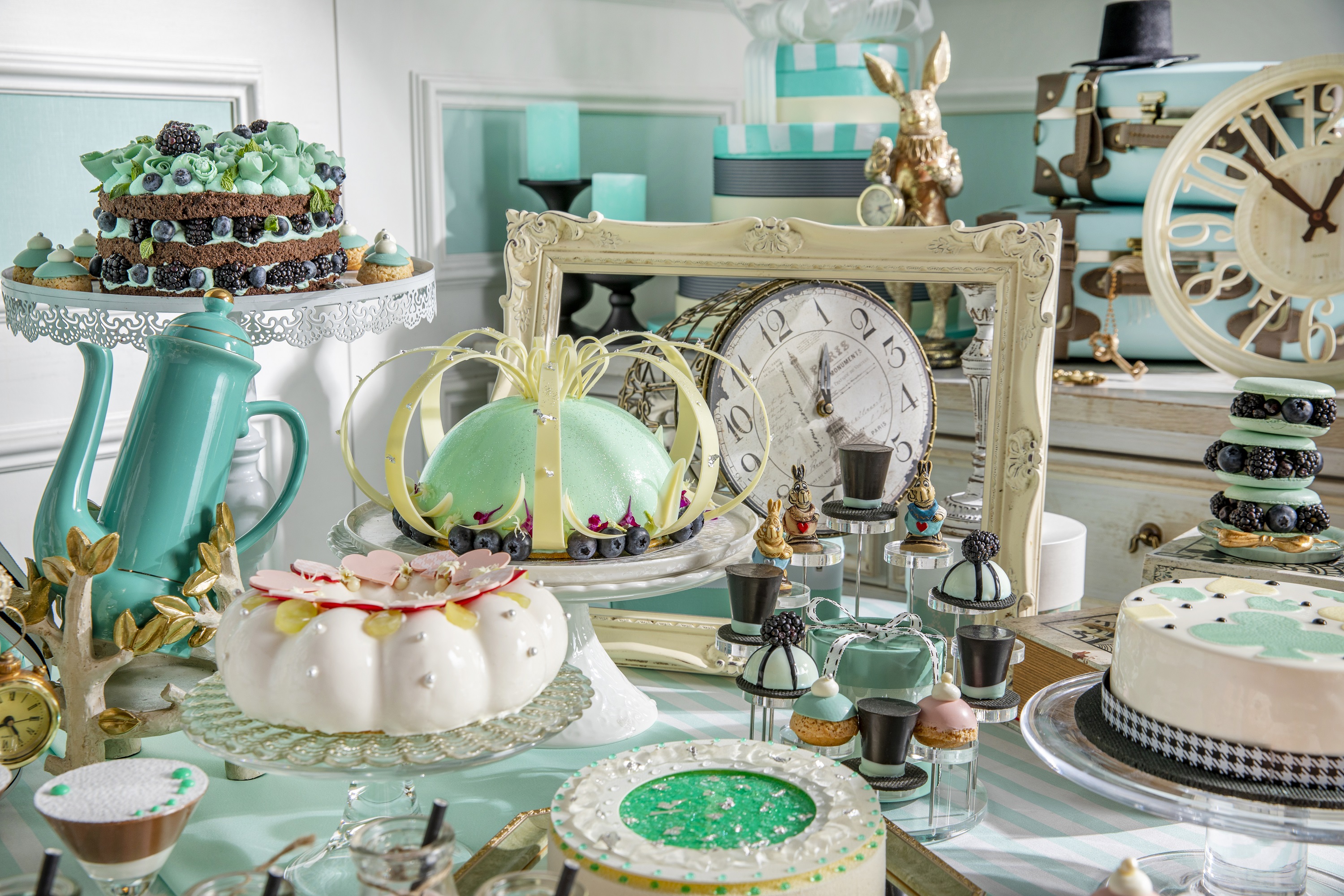 Marshmallow Times☆　パール×白×ミントグリーンドレス② ミントグリーン×白で表現したアリスの世界観にはチョコミントが