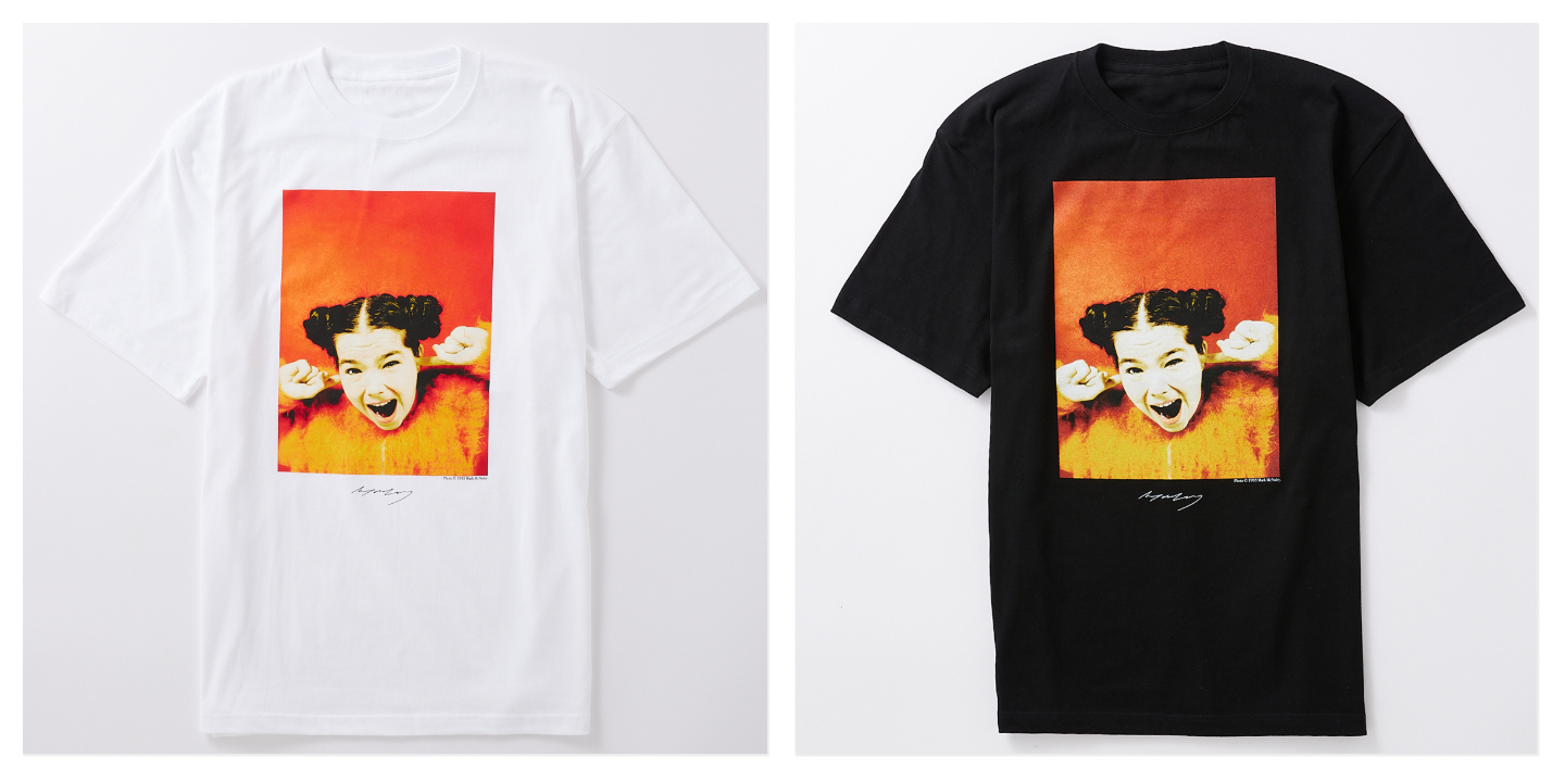 世界的歌姫ビョークのデビュー当時の貴重な写真を使ったTシャツが発売