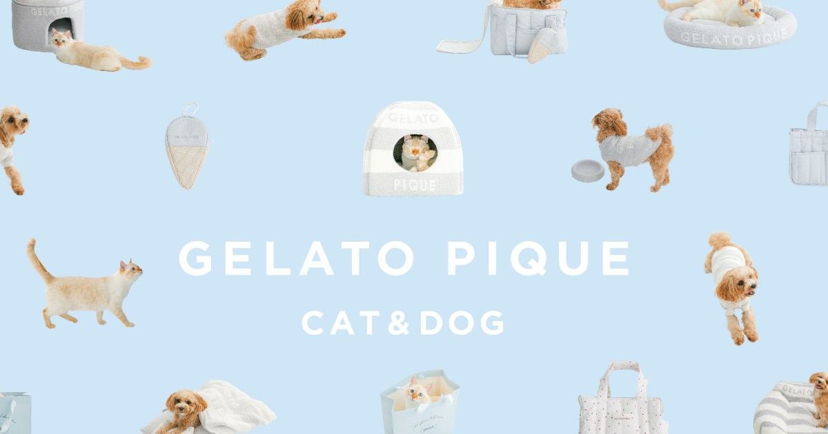 ジェラピケから犬猫のための新ライン Gelato Pique Cat Dog がデビュー お洋服にベッド キャリーと全部そろえたくなっちゃうよ Pouch ポーチ
