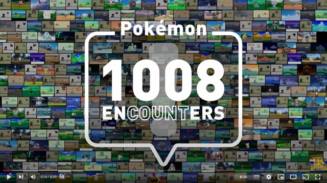 【ポケモン言えるかな？】 1008種類のポケモンとの出会いを詰め込んだ記念映像『Pokémon 1008 ENCOUNTERS』が公開