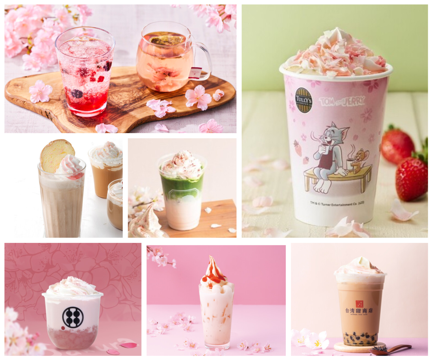 2023 さくらドリンク7選まとめ】スタバだけじゃない☕️タリーズや