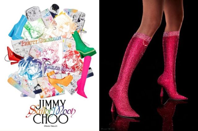 「ジミー チュウ×セーラームーン」がついに発売🌙 セーラー戦士のブーツやルナのバッグなど魅力的なアイテム満載よ！