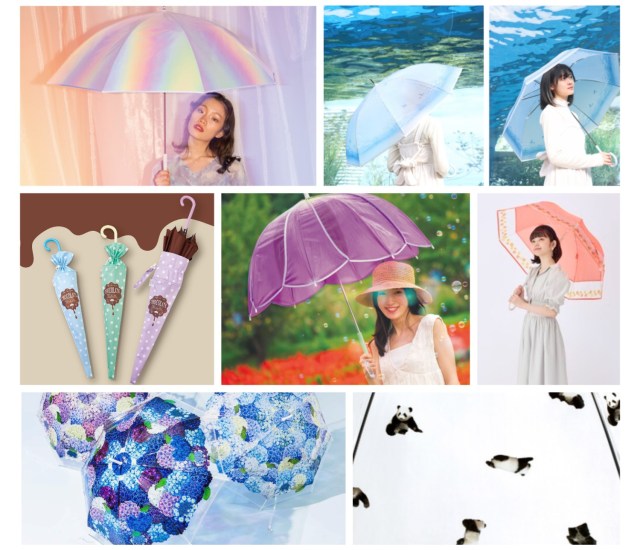 雨の日が楽しくなる、おすすめの傘7選♪ チューリップ型にパンダ柄、アデリア…お気に入りを傘ゲットしよ