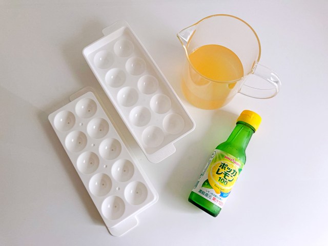 ポッカレモン100で「レモン氷」を作って夏バテ予防🍋この季節においしい飲み物と合わせて検証してみたよ