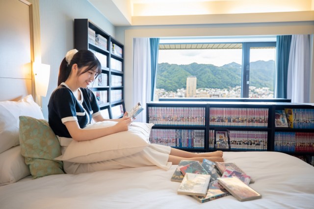 神戸には漫画3000冊に囲まれながら宿泊できるホテルがある📚ホテルオークラ神戸1日1室限定プラン「MANGA ROOM」