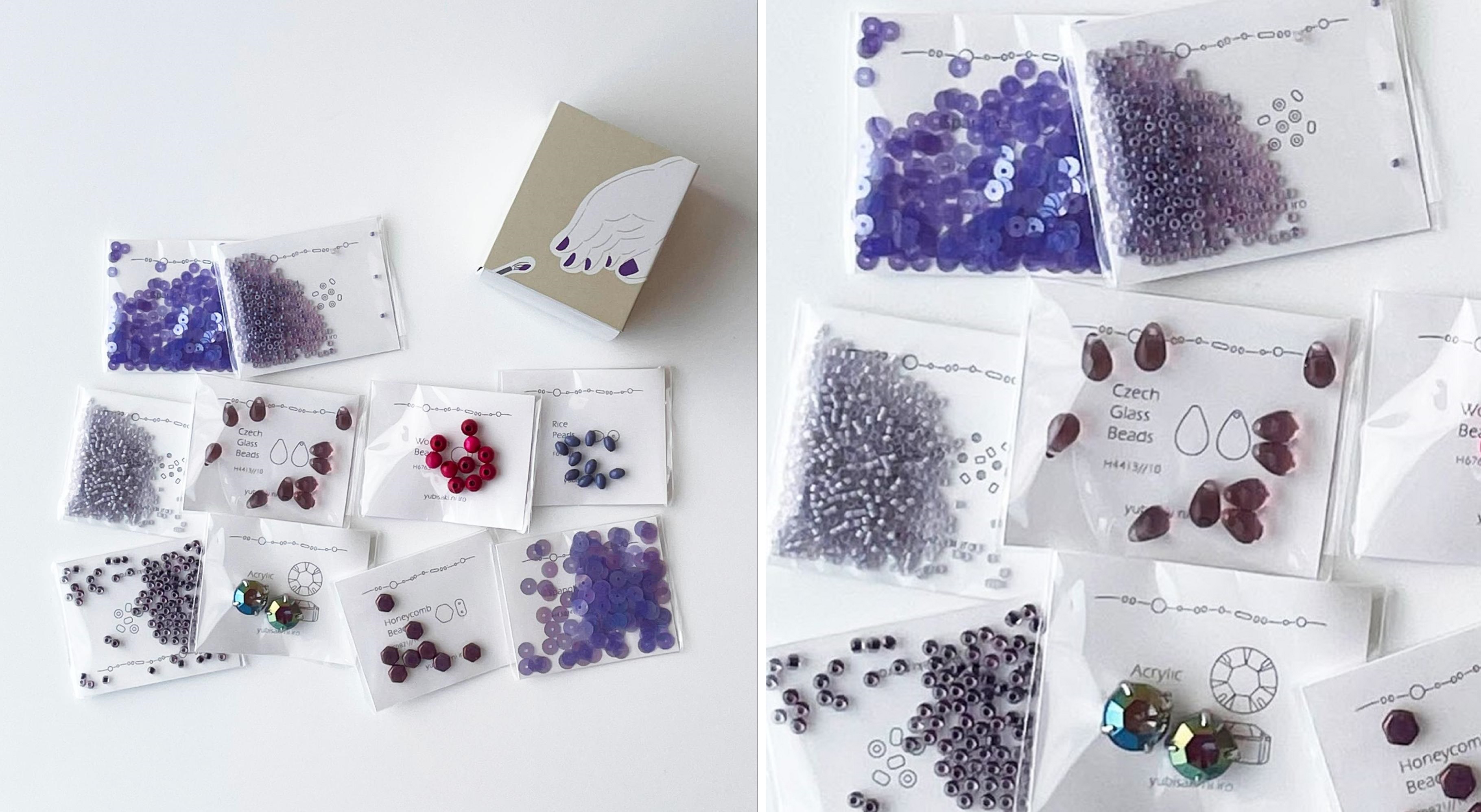 フェリシモ クチュリエ マニキュアアクセサリー キット 5回分 新品 フェリシモ クチュリエ マニキュアアクセサリー5 ネックレス