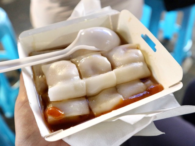 香港の定番点心「腸粉（チャンフェン）」をサクッと台北の夜市で味わうならココっ！【台湾夜市のおすすめ屋台グルメ】