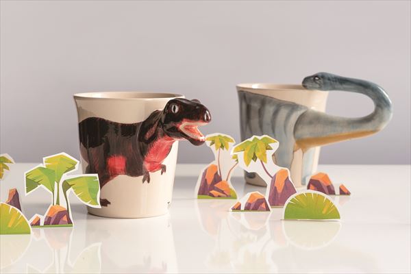 3Dなダイナソーマグが可愛すぎる🦕恐竜好きが ハンドペイントのにくめ