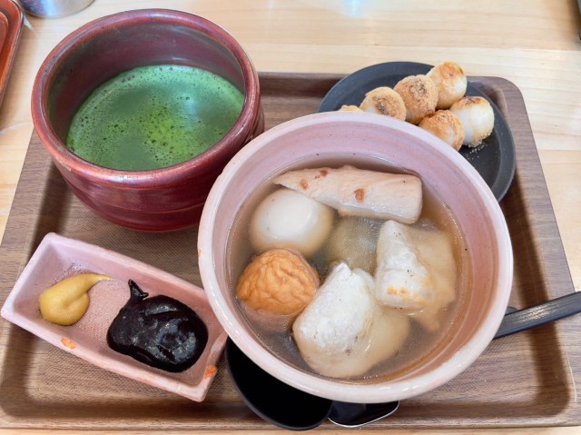 コメダ和喫茶「おかげ庵」は冬限定でおでんが食べられるのだ🍢名古屋風に味変＆和スイーツをデザートにプラスしちゃお