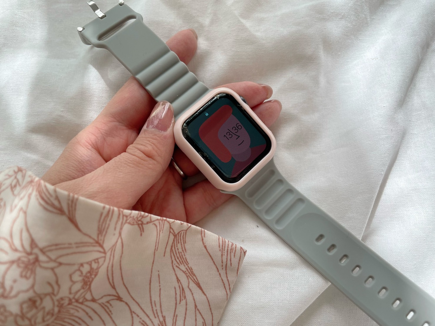 Apple Watchカバー 40mm ラメ ピンク 【74%OFF!】 - 時計