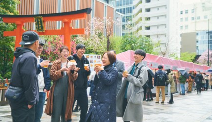 桜咲く日本橋で「パン食い競争」やります🥐主催はあんぱんでおなじみの木村屋總本店…って最高じゃんっ！