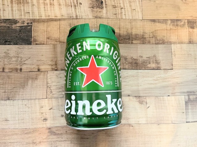 ハイネケン 5L ケグ（樽）のある生活🍺サーバー要らずの簡単セッティングで自宅でビールが飲めるぞ～！