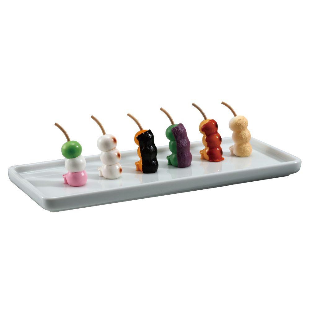 哀愁】お団子たちが「まちぼうけ」をくらってるフィギュアが登場🍡全員