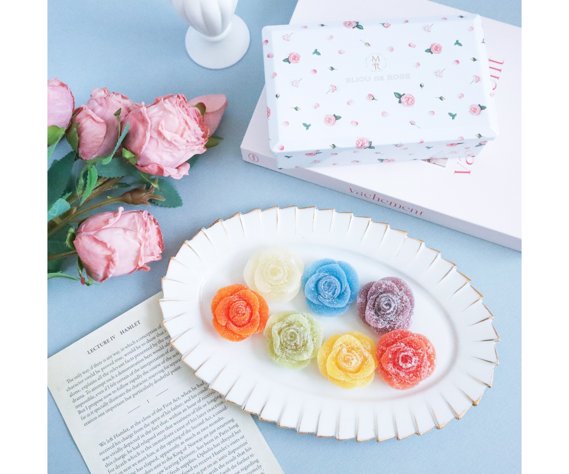 進化系フラワーショップの「バラのグミ」が可愛い🌹好きな色や推し色を
