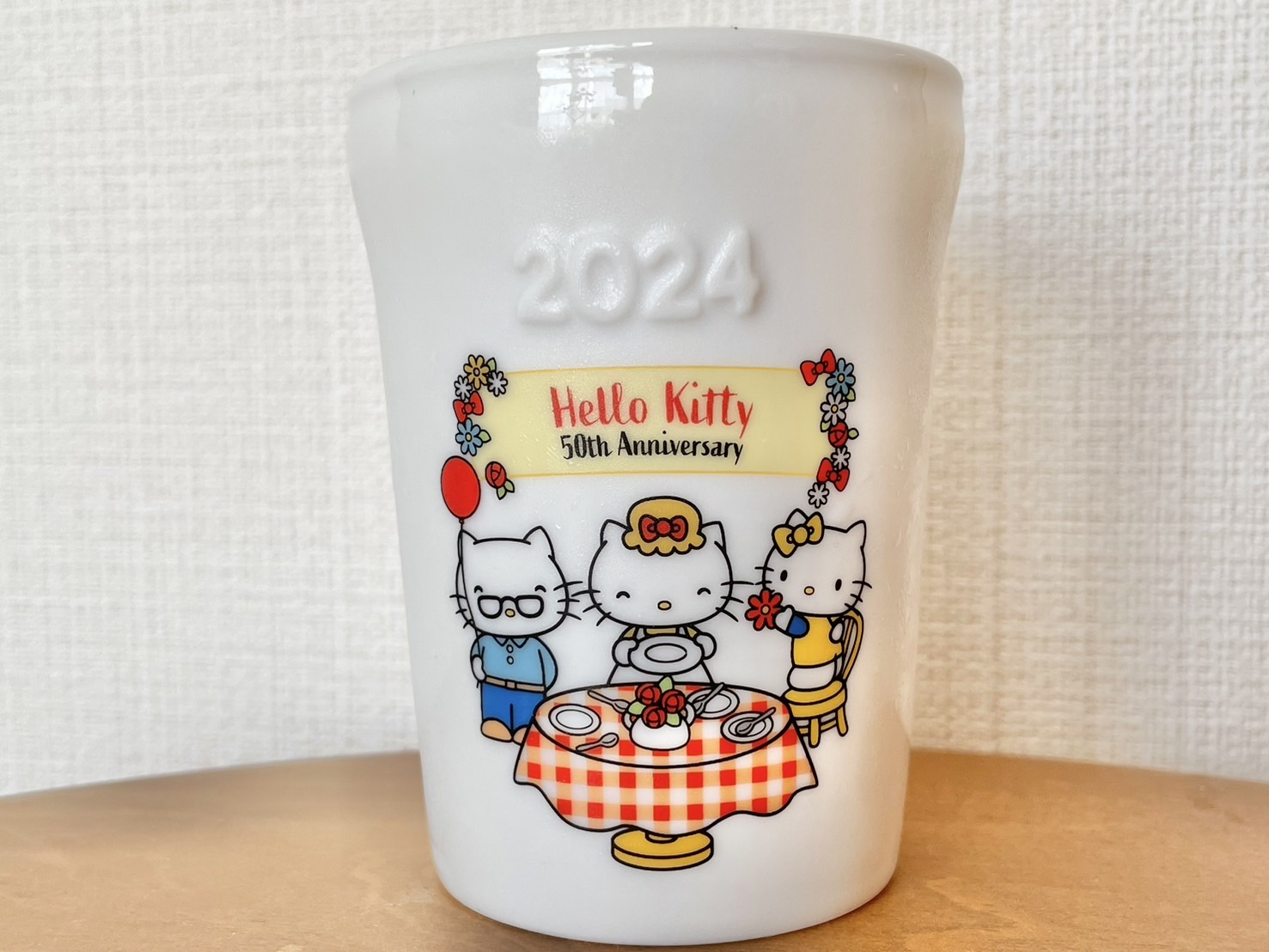 レポ】ビーカープリンの「マーロウ」に50周年のキティちゃん陶器