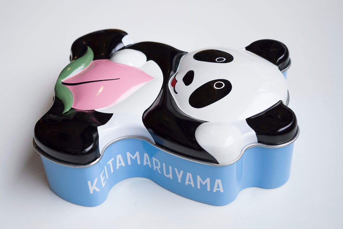 ケイタマルヤマからパンダをかたどった可愛いクッキー缶が登場🐼9種類