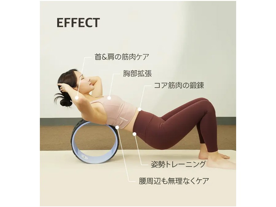 宅トレの新たな相棒、見～つけたっ!! 車輪みたいな「ヨガ・Xホイール