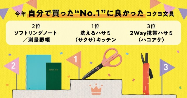 文具のプロのお墨付き✏️コクヨ社員が選ぶ「今年買って良かった文具」「ギフトに贈りたい文具」TOP3を大発表