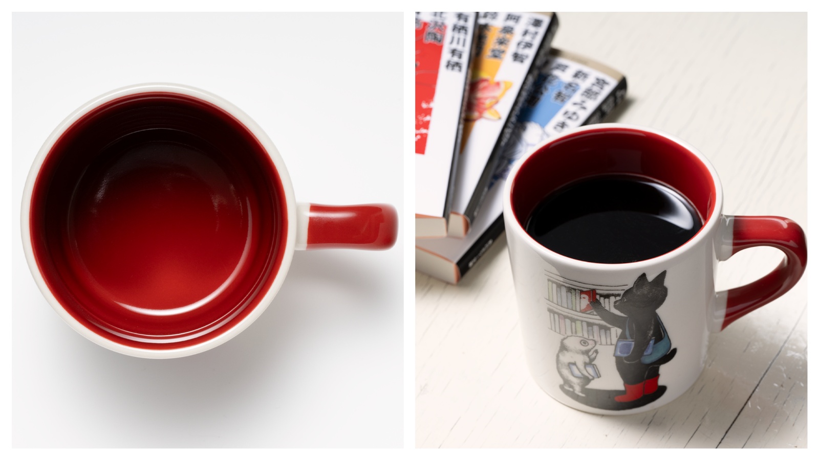 ディズニーストア　 角川ホラー文庫　マグカップ　４個セット ヒグチユウコ グッズ情報】角川ホラー文庫30周年×ヒグチユウコ スペシャルコラボ