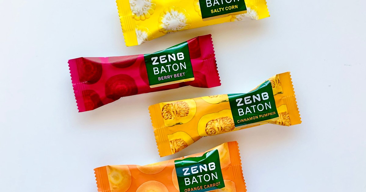 全種レポ】野菜の皮や芯まで使ったヘルシースイーツ「ZENBバトン」を実